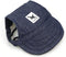 Leconpet Baseball Caps for Dogs with Neck Strap, Adjustable Comfortable Ear Holes for Small to Large Dogs (M, Blue