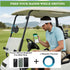 Vintly 2-Pack N52 360 Magnetic Golf Cart Phone Holder Mount with Strong Magnets and Rotation, Phone Mount Fits All