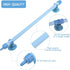 Honoson 4 Pieces Air Stone Bar, 10 Inch with Suction Cups, Aquarium Bubble Wall Tube for Hydroponics Pump