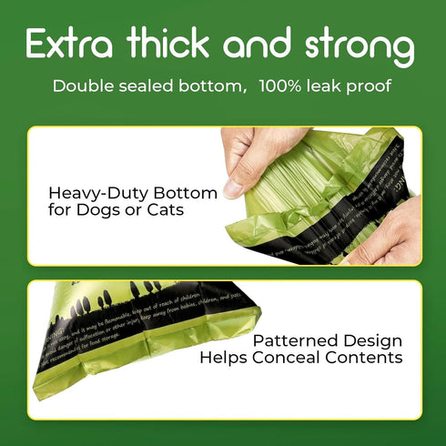 720 Count 48 ATIFBOP Biodegradable Dog Poop Bags Rolls, Leak Proof and Thicken Pet Poop Bag (Scented)