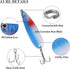Fishing Spoons Lures Kit, 30pcs Hard Metal Colorful Spinner Baits for Bass Salmon Pike Walleye