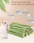 50PCS Chinchillas Bissap Rabbit Chew Sticks, Natural Papaya Stems Bunny Chews Treats for Rabbits Hamsters Guinea Pigs