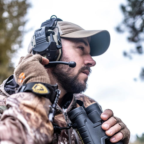 Walker's 22 3 Communication 3 Razor Walkie Talkie Attachment - Channels Miles Range Distance Voice-Activated Handsfree