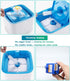 Cat Fountain Filter Replacement Set, 20 Pcs, Compatible with Vekenn 84oz/2.5L Square Fountain, 12 Filter, 6 Sponge