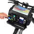 WILD MAN 4L Rainproof Bike Handlebar Storage Bag with Touch Screen for MTB Mountain Road Bike Scooters