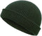 vidsel Thin Wool Fisherman Beanie Hat for Men Women, Fall Winter Short Knit Cuffed Fashion Cap