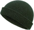 vidsel Thin Wool Fisherman Beanie Hat for Men Women, Fall Winter Short Knit Cuffed Fashion Cap