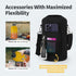 One Gallon Insulated Water Bottle with DIY Stickers, Triple Wall Vacuum Cold for 48 Hrs, 128oz Stainless Steel Jug