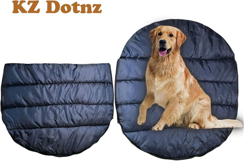Portable Dog Sleeping Bag, Waterproof Travel Bed, Extra Large Dog Bed with Compression Sack for Camping