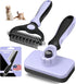 Augwind 3PCS Self Cleaning Slicker Brush & Pet Grooming Rake & Flea Comb