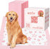 MIZOK 36x36 Puppy Pads Pink, Dog Pee Pads Leak-Proof with Quick-Dry Surface,