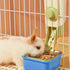 Pet Hanging Bowl for Crates - 2 in 1 Small Dog Bowl, Removable Stainless Bowl for Food and Water for Small Animals
