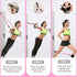 Pilates Bar Kit with Resistance Bands - Stackable Bands Workout Equipment for Legs, Hip, Waist, Arm