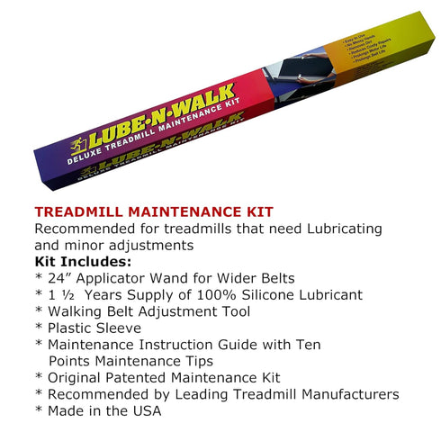 1998 (1-1/2 Original Patented Treadmill Lubricating System Since and Official Partner for Major Manufacturers Made
