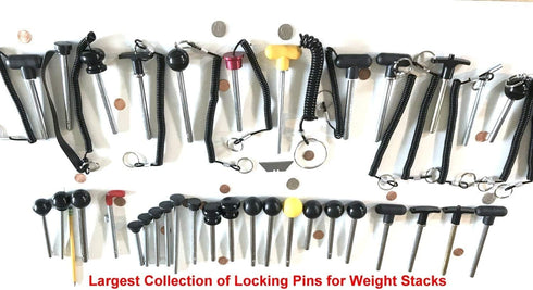 MAGNETIC Universal Weight Stack Replacement Selector Key - 3/8" Dia, 4" to 4 1/2" Locking Space