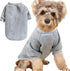 Puppy Sweater for Small Dogs, Warm Winter Clothes for Cats, Pet Sweatshirt Knitwear, Grey, Medium