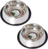 Iconic Pet Stainless Steel Non-Skid Pet Bowl, Rust Free, Odor Resistant for Dogs and Cats