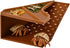 Olnverath Hermit Crab Cave Habitat with Climbing Tunnel, 2-in-1 Cave Shelter & Feeding