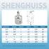 SHENGHUISS Stainless Steel 316 Bimini Top Cap Eye End Boat Fitting with L Shape Hex Key, Marine Hardware