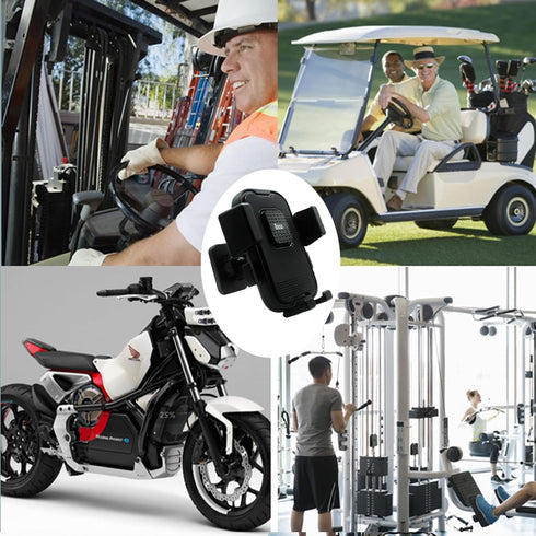 Golf Cart Magnetic Phone Holder Mount - Compatible with EZGO/Club Car/Yamaha, Ultra Strength Magnet, 360° Rotatable