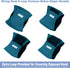 Leekalos Male Dog Diapers (3 Pack) - High Absorbing Belly Bands for Male Dogs, Washable Reusable Wraps (Black, Blue,