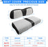 (20000 iLSKW Golf Cart Seat Covers for Club Car DS to Up) Seat Cover OEM Front,Breathable Fabric and Leather Front Seat