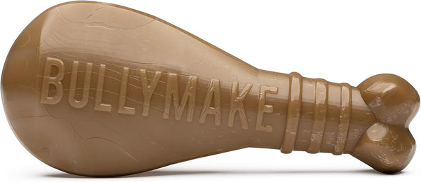 BULLYMAKE Nylon Turkey Leg Chew Toy for Dogs, Durable Toy for Aggressive Chewers, Made in USA