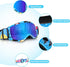Kids Ski Goggles, OTG Anti-fog Snowboard Goggles for Boys & Girls Youth with Non-Slip Strap