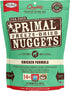 Primal Freeze Dried Dog Food Nuggets, Chicken; Complete Balanced Meal, Topper or Treat; 14 oz