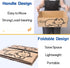 Gxsdj 9PCS Pets,16.5 13.5 5.9 Inch Disposable Litter Boxes for Cats,Foldable Cardboard Cat Litter Box