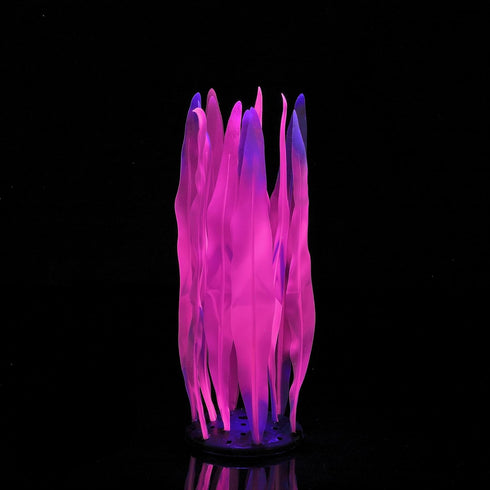 5 pcs Glowing Fish Tank Decorations Plants Kit, Glow Aquarium Decoration Plants
