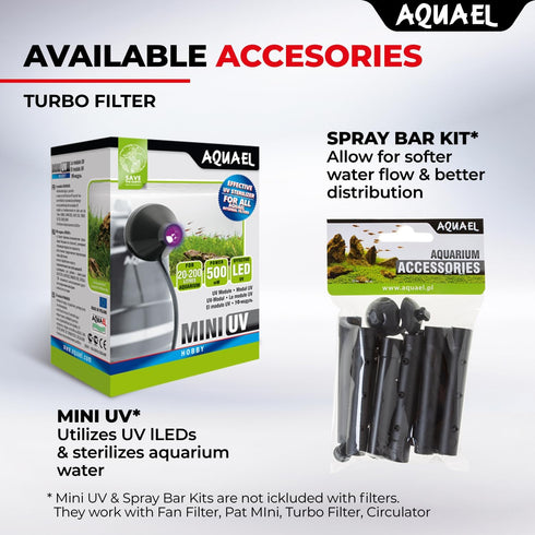 Aquael Turbo Internal Power Filter (1000) for Aquariums