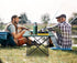 JOUYEK Small Camping Table, Ultralight Aluminum Folding Table with Carrying Bag, Portable & Lightweight Camping Side