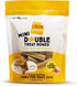 Ultra Chewy Mini Double Treat Bones: Long-Lasting Dog Treats, Peanut Butter and Chicken Flavor, 9oz