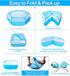 Chinchillas, Small Animal Playpen with Cover, Portable Pop Up Pet Enclosure for Rabbits, Guinea Pigs, Hamsters, Ferrets
