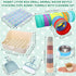 34 Set Pcs Rabbit Starter Kit Rabbit Litter Box Small Animal Water Bottle Stacking Cups Bunny Tunnels Animal Grooming