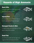 Pawfly Aquarium Ammonia Test Strips, 150 Accurate Test Strips with Test Tube for Fish Tank Water Testing