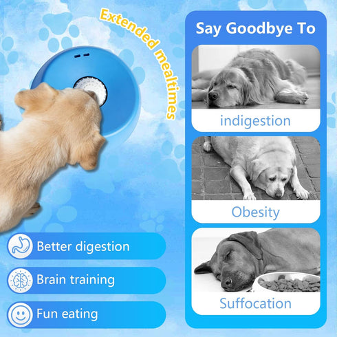 Generic Slow Feeder Dog Bowls for Liquid Treat,Dog Licking Bowl with Rolling Balls,Calming Lick Bowl, Dog Lick Ball Bow