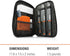 GSI Outdoors Santoku Knife Set for Camping, Grey