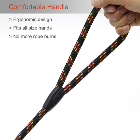 Coolrunner Durable Dog Slip Rope, 5 FT Training Leash - Strong Adjustable Pet Slipknot for Small Medium Dogs (10-80 lb,