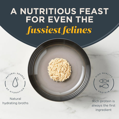 Reveal Natural Wet Cat Food, 12 Count, Grain Free, Limited Ingredient Cat Food Pouches, Chicken Breast in Broth