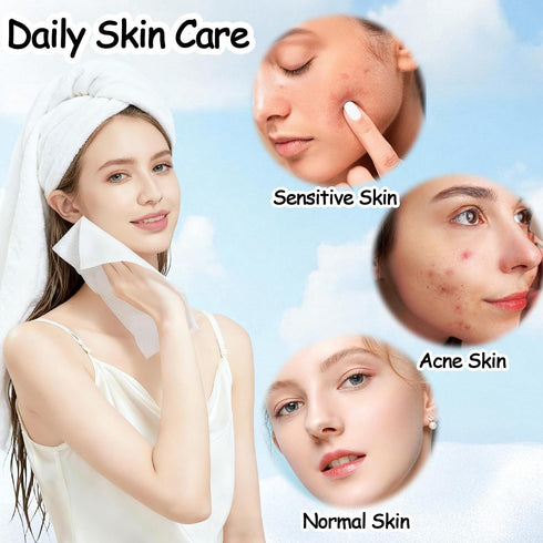 LLMSIX 28PCS Disposable Compressed Towels Tablets Portable Disposable Compressed Towels Reusable Cotton Facial Towel