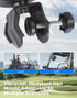 KEMIMOTO Golf Cart Clip Fan with Long Battery Life, 5 Speeds, 360 Degree Rotation, USB Power, Timer, Compatible with