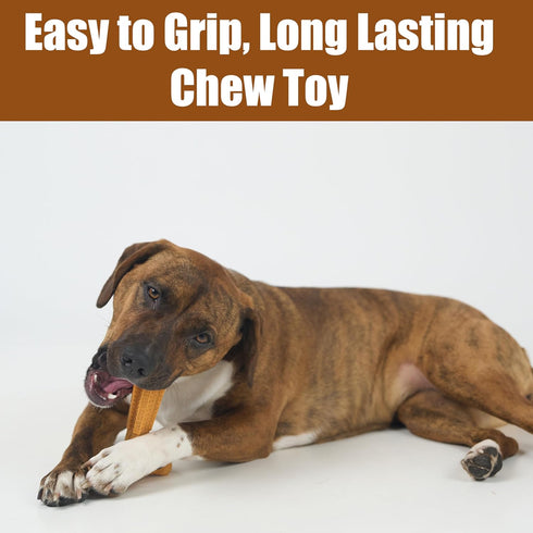 SPOT 60lbs, 6in, Bam-Bones Plus T Bone - Bamboo Fiber & Nylon, Durable Long Lasting Dog Chew for Aggressive Chewers Toy