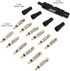 JACO Presta Valve Core Repair Kit for Bike Tires | with (12X) Replacement Valve Cores, (4X) Valve Caps, and Valve Removal Tool by JACO Superior Products