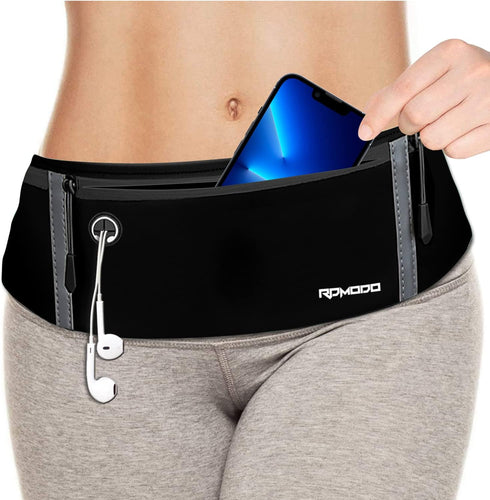 Running Belt for Women Men, Fanny Pack Waist Bag, Phone Holder for Running Workout, Plus Size Waterproof Adjustable