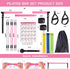 Pilates Bar Kit with Resistance Bands - Stackable Bands Workout Equipment for Legs, Hip, Waist, Arm