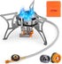 WADEO 5800W Windproof Camping Stove, Portable Gas Stove with Piezo Ignition for Outdoor Backpacking and Hiking