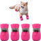 YAODHAOD Dog Shoes for Hot Pavement, Anti-Slip Sole Dog Boots & Paw Protector for Summer, Reflective Straps, 4PCS for