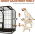Dog Crate Water Bowl - 2 Pack No Spill Hanging Cage Food Bowls for Small & Medium Pets